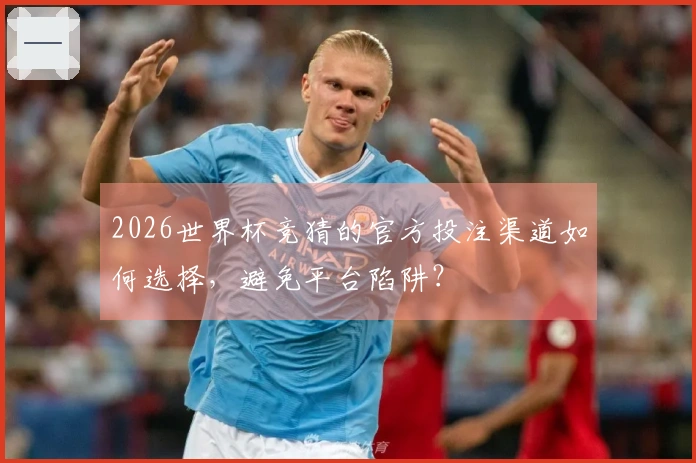 2026世界杯竞猜的官方投注渠道如何选择，避免平台陷阱？